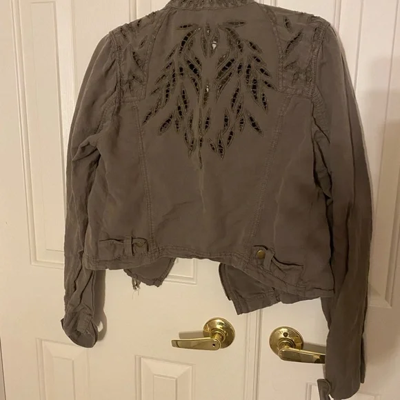 Free People Green Jacket - Picture 5 of 6